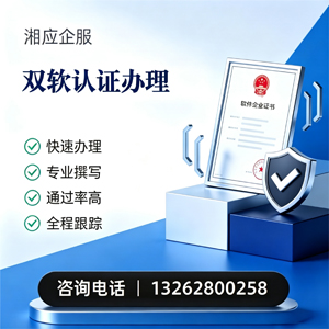 常州双软认证申报服务