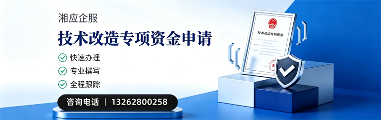 常州技术改造专项资金申报服务