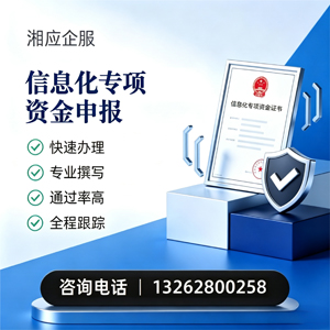 常州信息化专项资金申报服务