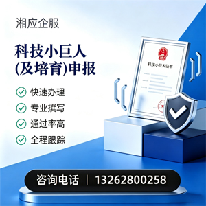 常州科技小巨人及培育企业申报服务