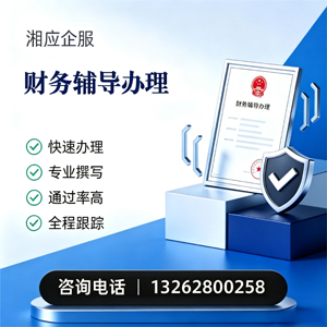 常州财务辅导申请服务