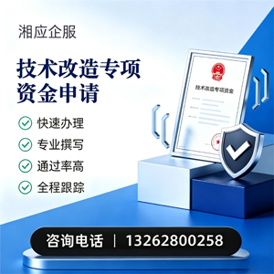常州技术改造专项资金申报服务